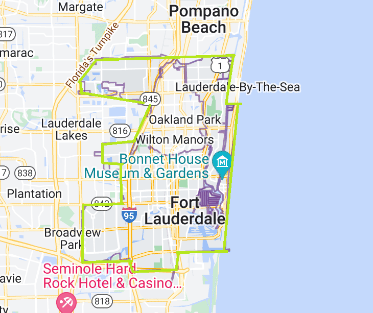 Fort Lauderdale Service Area 