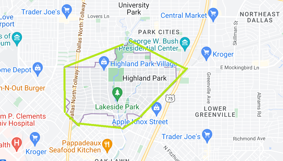 Highland Park Service Area