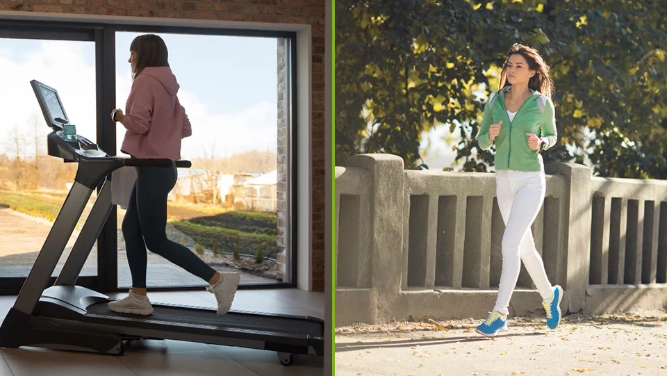 Walking Outside vs. Walking on a Treadmill