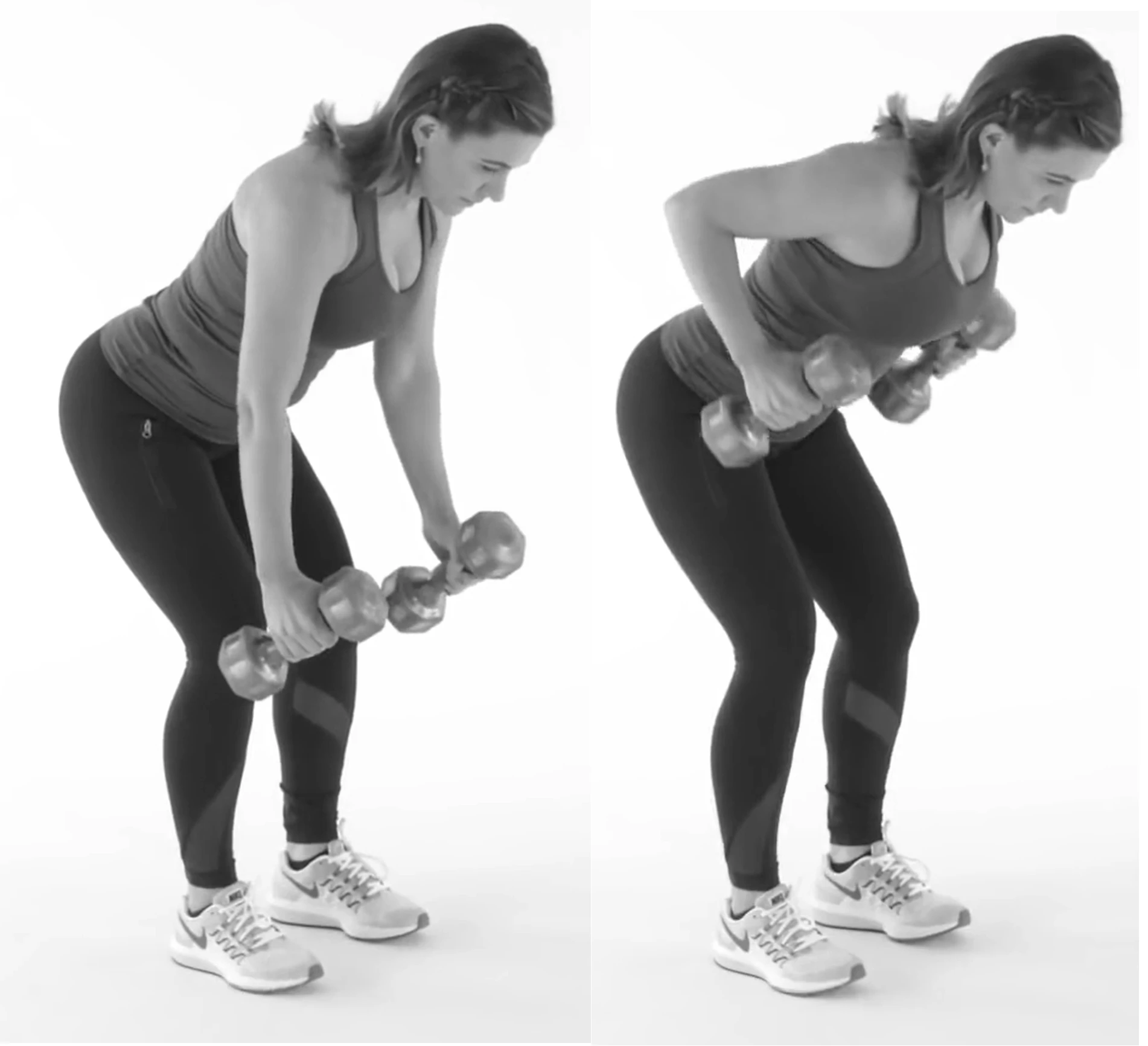 dumbbell row