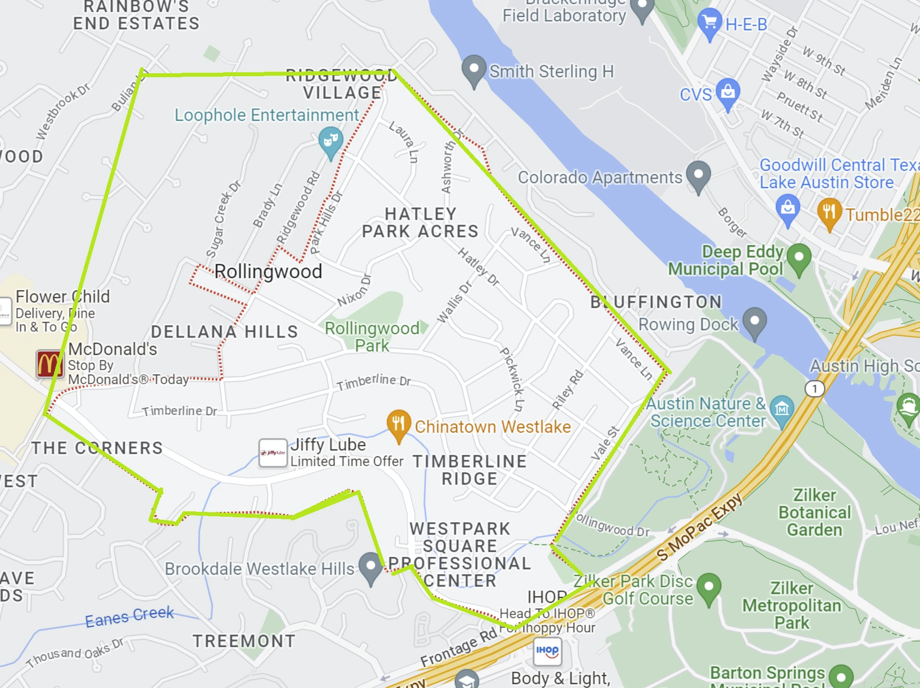 Rollingwood Springs Service Area